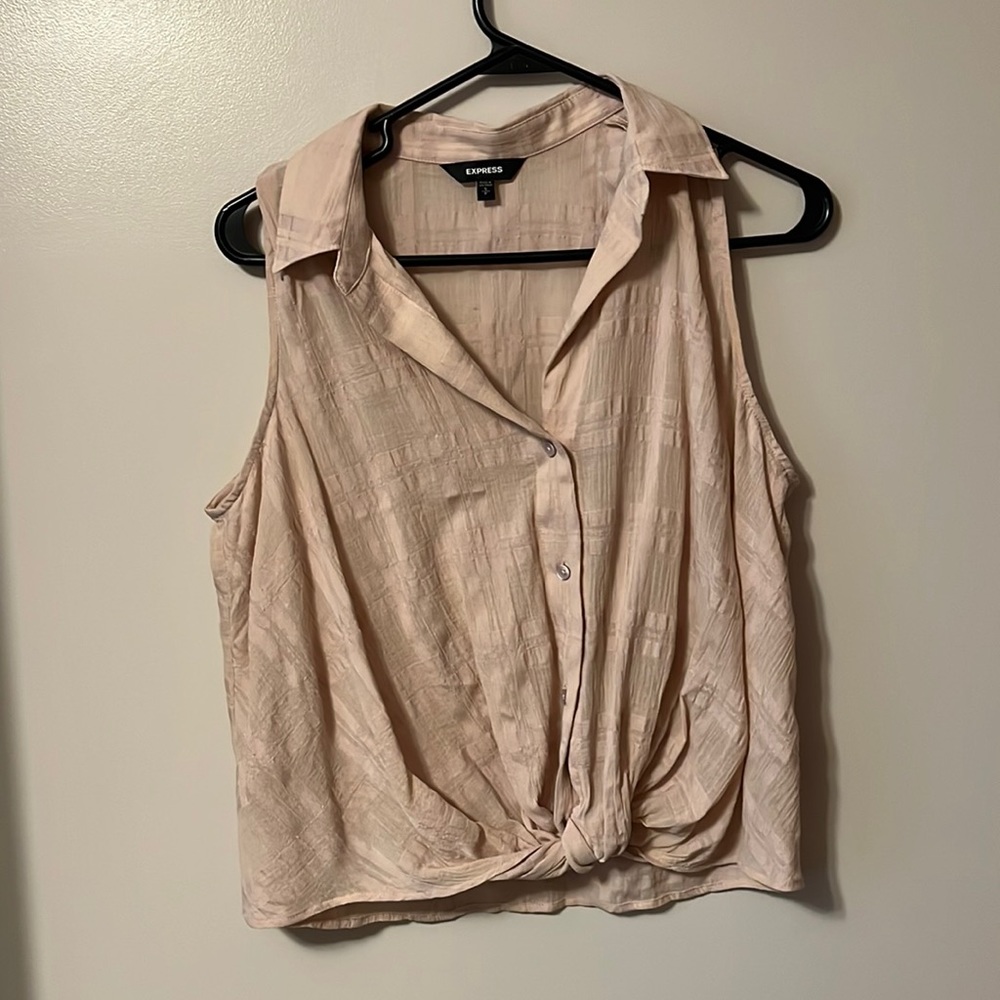 Pink Sleeveless Express Top